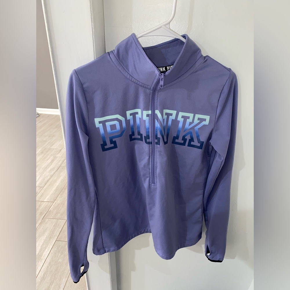 Victoria Secret PINK Pullover Sweatshirt (Half Zip)